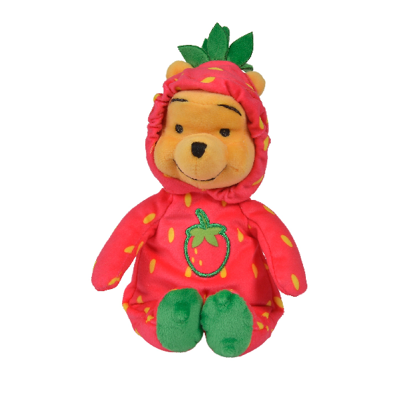  winnie pooh soft toy red strawberry 20 cm 
